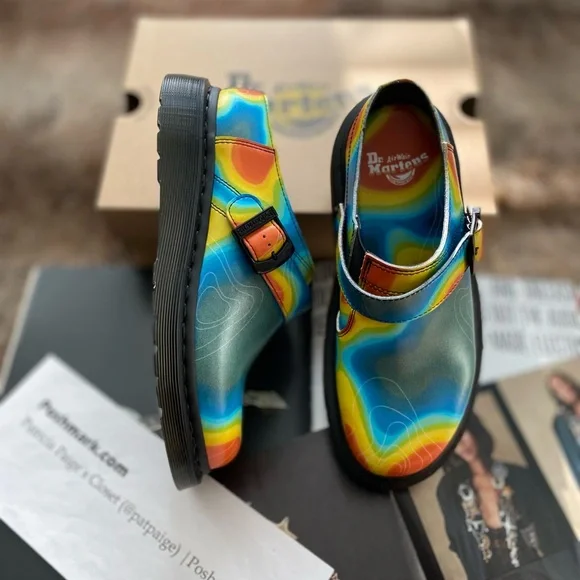 Dr. Martens Colorful Wave Mules - Picture 5 of 16